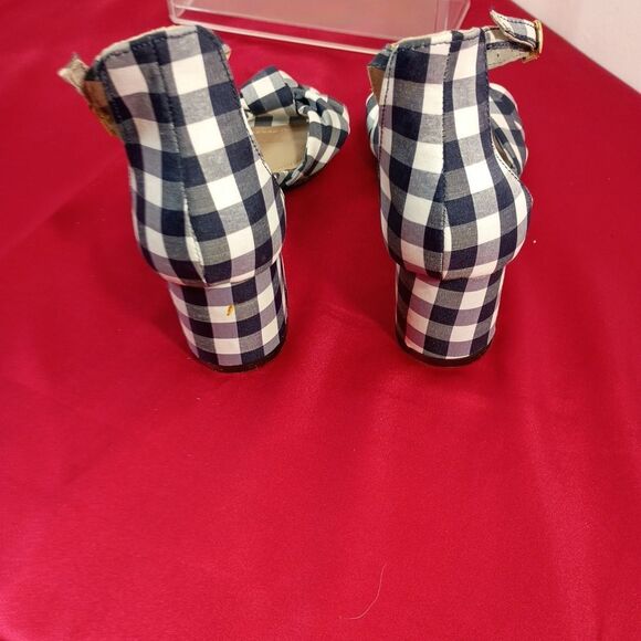 Stylish Black and White Checkered Women's Sandals - Picture 10 of 10